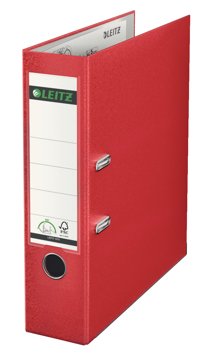 BIBLIORAFT PLASTIFIAT 8CM 180GRADE ROSU LEITZ BIBLIORAFT PLASTIFIAT 8CM 180GRADE ROSU LEITZ